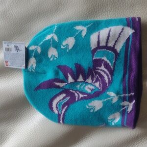 'Graceful Hummingbird' by Douglas Horne Coast Salish Toque / Beanie / Hat / Cap